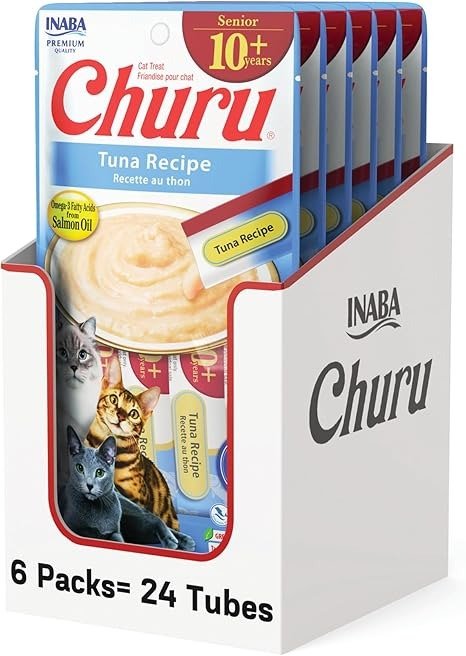  Churu Creamy Cat Treat Tuna 24 Tubes