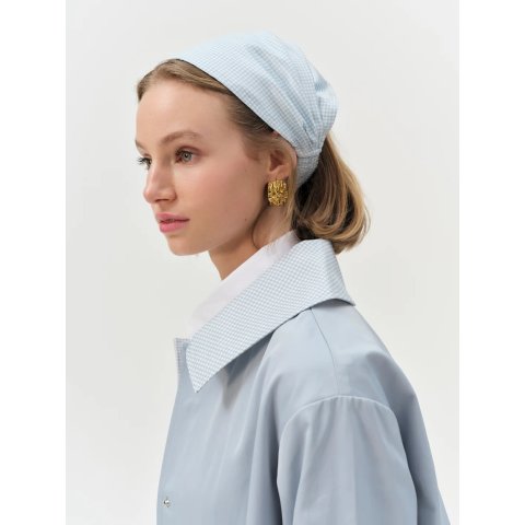 For Love & LemonsLeslie Blue Hair Bonnet