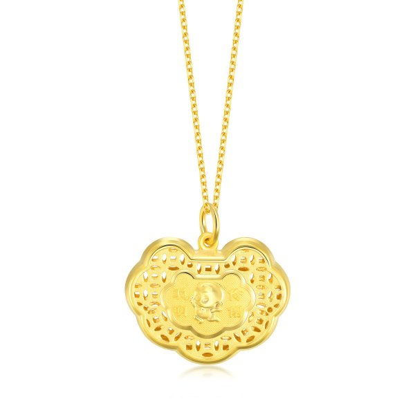 'New Born' 999.9 Gold Pendant