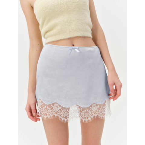 For Love & LemonsMadalie Lace Mini Skirt