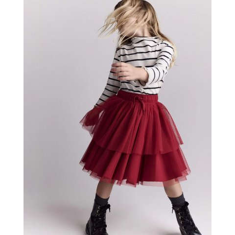 Avenue Twirl 婴幼儿红色中长蓬蓬裙