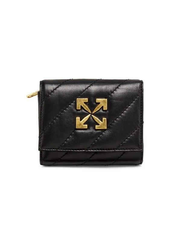 Off-White JACKHAMMER WALLET 新品 Jackhammer French Leather Wallet Jackhammer 钱包670.00 超值好货