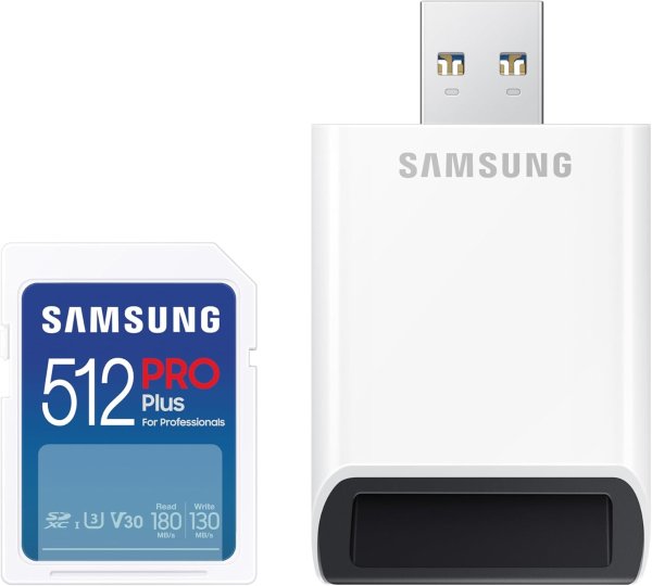 Samsung PRO Plus 512GB SDXC Card 180MB/s