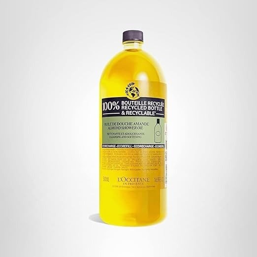 Cleansing & Softening Almond Shower Oil, 16.9 Fl Oz (Pack of 1)