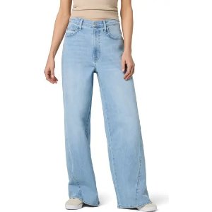 Hudson Jeans 高腰阔腿牛仔裤