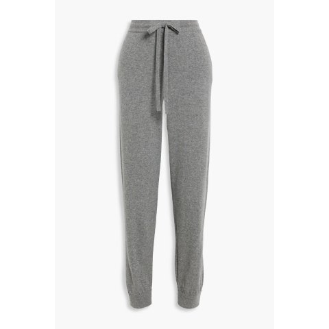 Embroidered Cashmere Track Pants