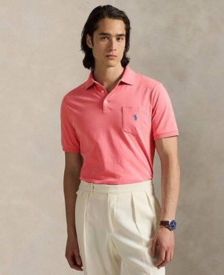 Men's Classic-Fit Jersey Pocket Polo Shirt