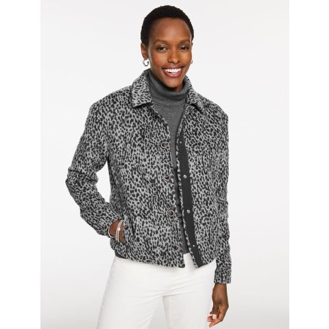 Snow Leopard Brushed Jacket