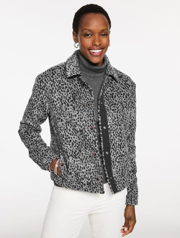 Snow Leopard Brushed Jacket