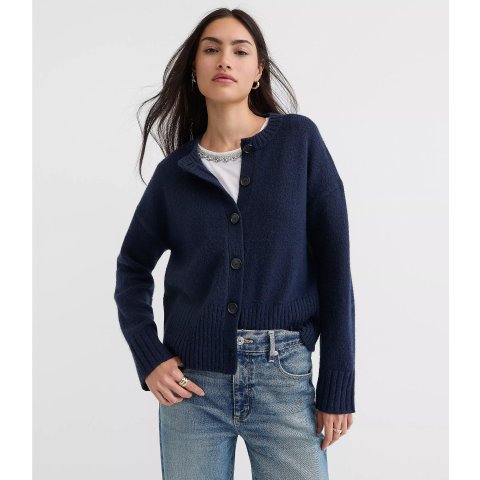 LOFTRibtrim Cardigan