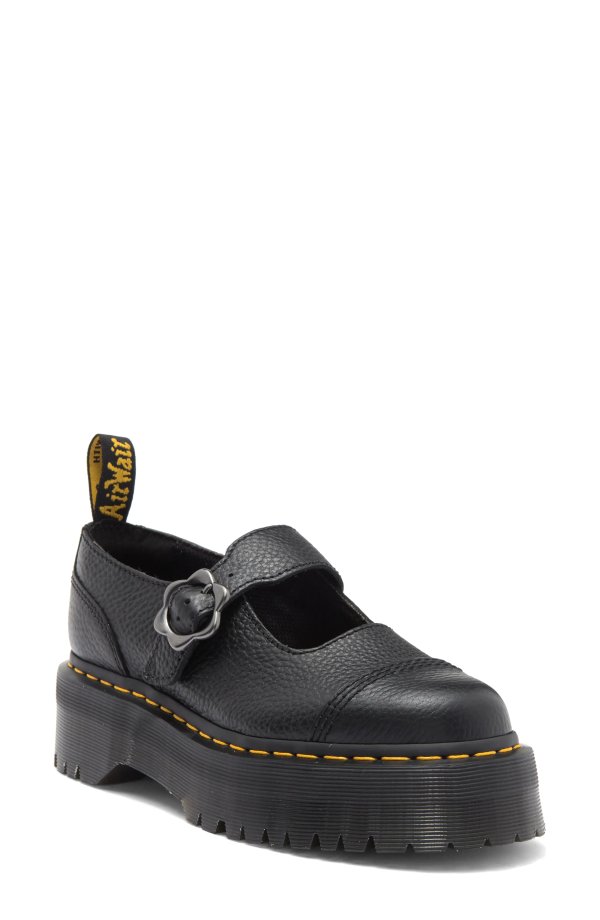 Addina Flower Buckle Platform Mary Jane (Women)