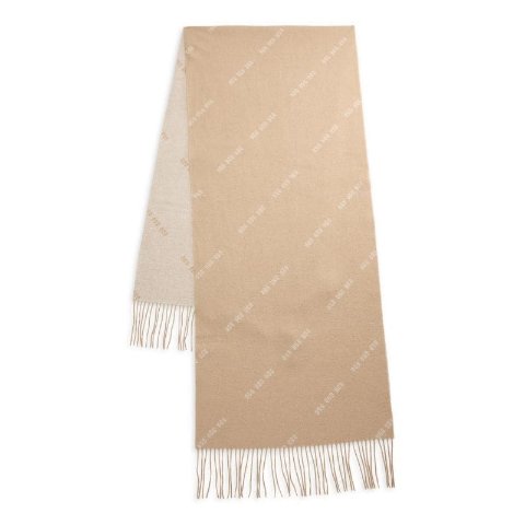 UGGMonogram Print Wool Blend Scarf