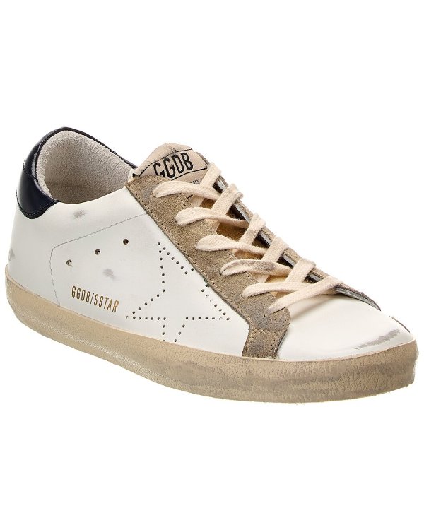 Superstar Leather Suede Sneaker Superstar 皮革麂皮运动鞋