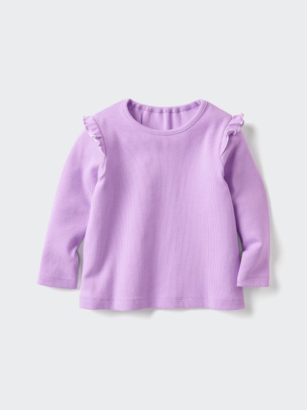  Baby Frilled Long Sleeve T-Shirt