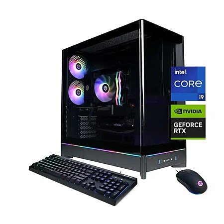 CyberPowerPC 游戏主机 i9-14900F RTX 5070 12GB 1TB黑色