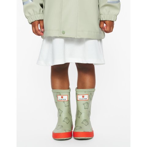 MAISON KITSUNE x HUNTER Kids Boots FOX HEADS