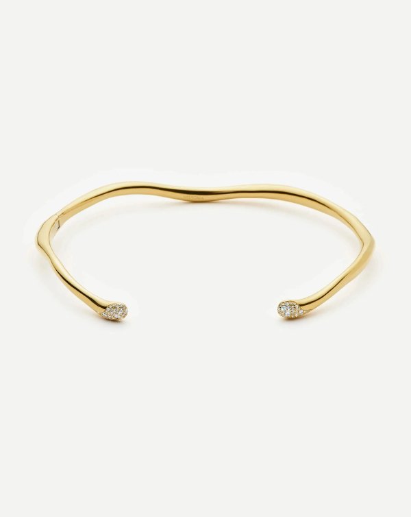  Molten Snow Necklace 18k Gold Plated