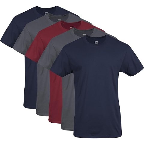  Mens Crew T-Shirts Multipack G1100
