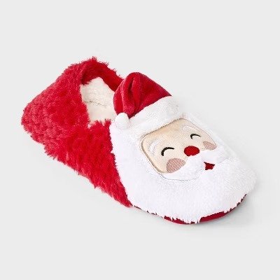  Women's Faux Fur Slipper Socks with Grippers