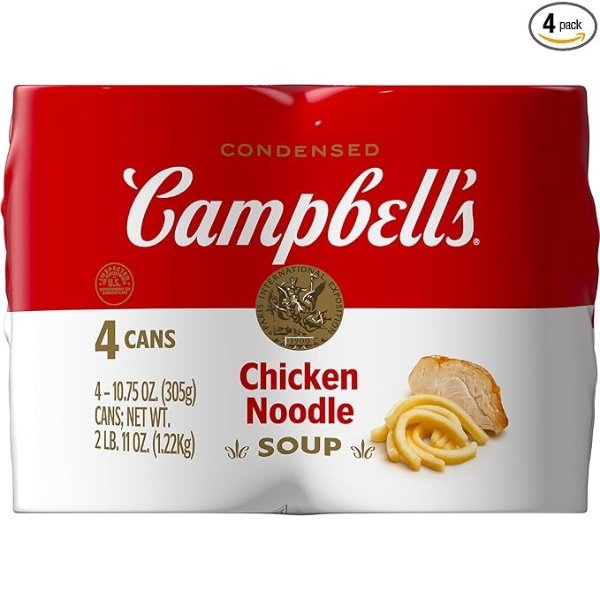 Condensed Chicken Noodle Soup, 10.75 Ounce Can (Pack of 4)