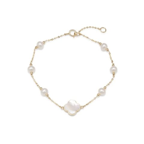 Effy14K Yellow Gold Freshwater Pearl Bracelet
