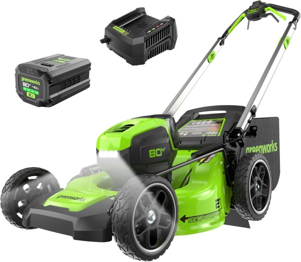Greenworks 80V Self-Propelled Lawn Mower 21-Inch
