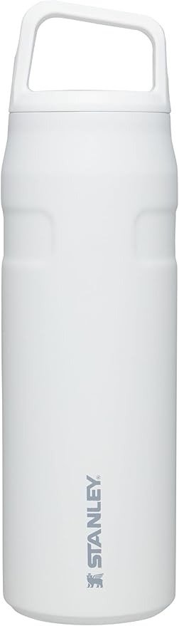 IceFlow Insulated Stainless Steel Water Bottle Wide Mouth Lid