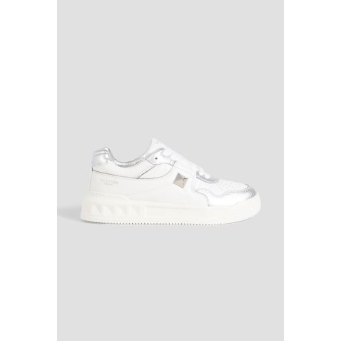 Roman Stud Leather Sneakers