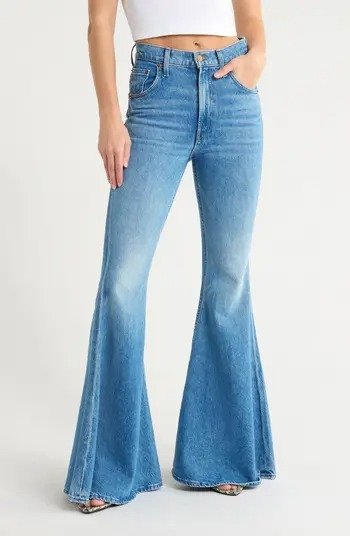 The Dollop Flared High Waist Wide Leg Jeans