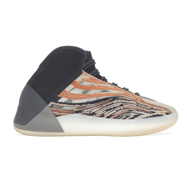 adidas Mens Yeezy Quantum Basketball Sneakers Shoes - Orange