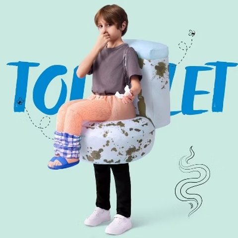 Joyfy Kids Inflatable Funny Toilet Costume