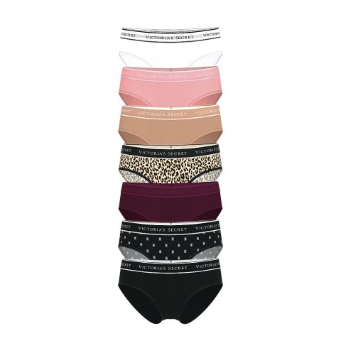 Victoria s SecretCotton Logo Hiphugger Panties 7-Pack