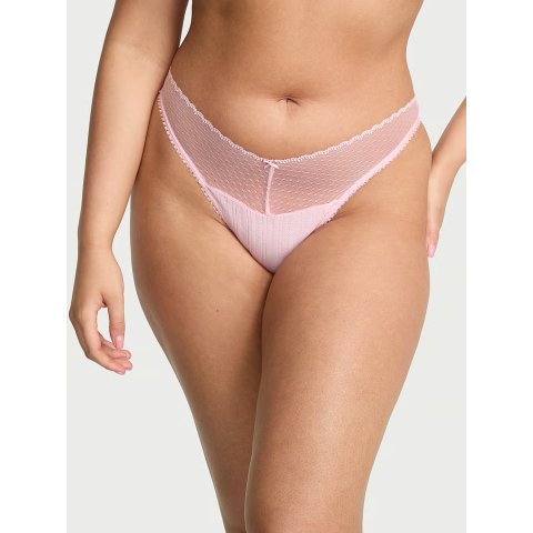 Victoria s SecretStretch Cotton High-Leg Thong Panty