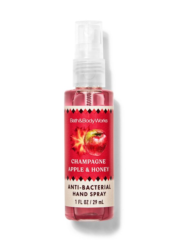Champagne Apple & Honey Hand Sanitizer Spray Travel Size