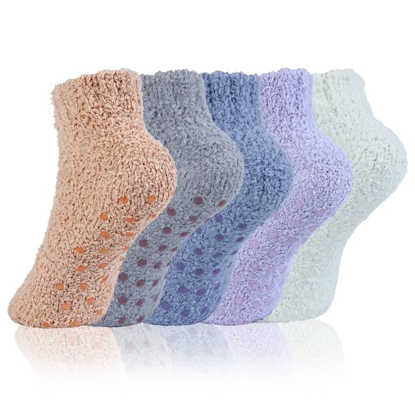 Women Fuzzy Socks Non Slip