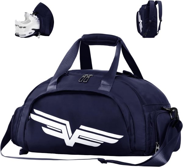 FIORETTO Sports Gym Duffle Bag 30L Wet Pocket