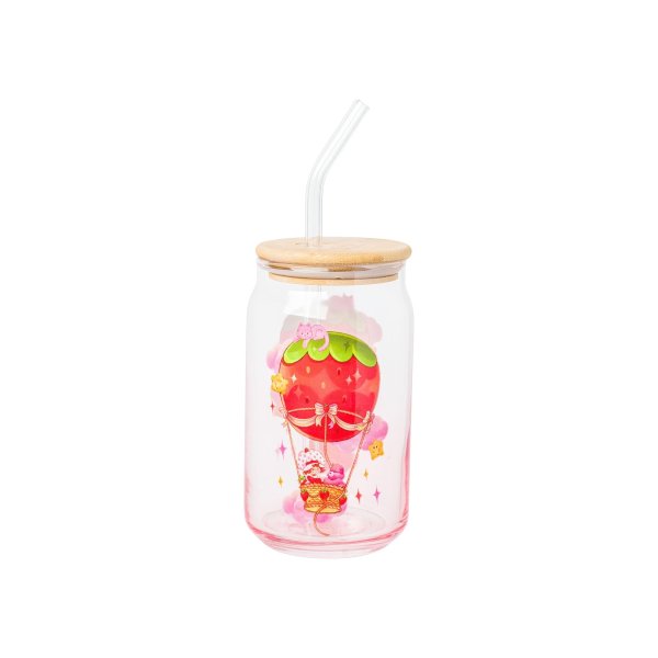 Care Bears Glass Tumbler Bamboo Lid 16oz
