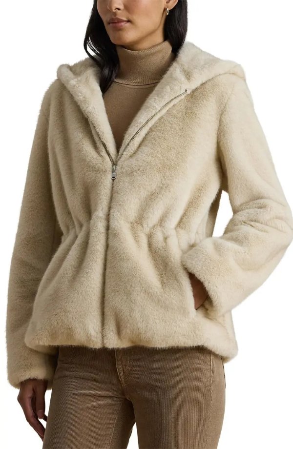 Faux Fur Anorak Jacket