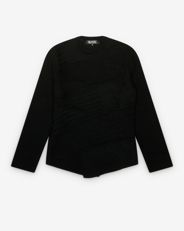 DOVER STREET MARKET NY Black Contrast Knit Sweater