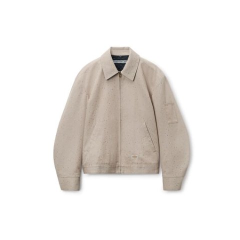 Alexander WangCrystal Hotfix Workwear Jacket