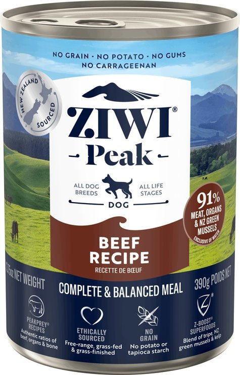 ZIWI Peak Beef Dog Canned Food 13.75oz 12-Pack