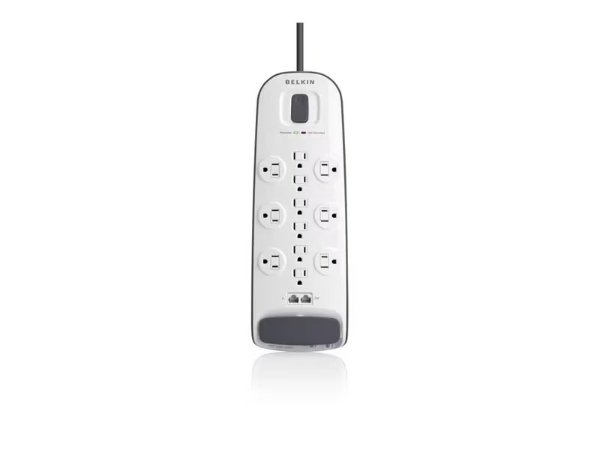 Belkin 12位防雷插座 8英尺 白色