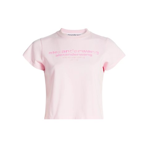 Alexander WangCotton 修身短袖T恤