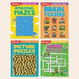 Puzzle Fun 2026 趣味游戏书4册装