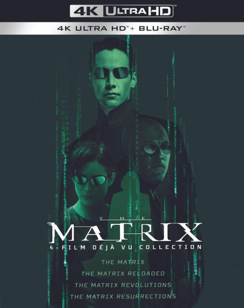 The Matrix 4-Film Collection 4K Ultra HD Blu-Ray $34.99