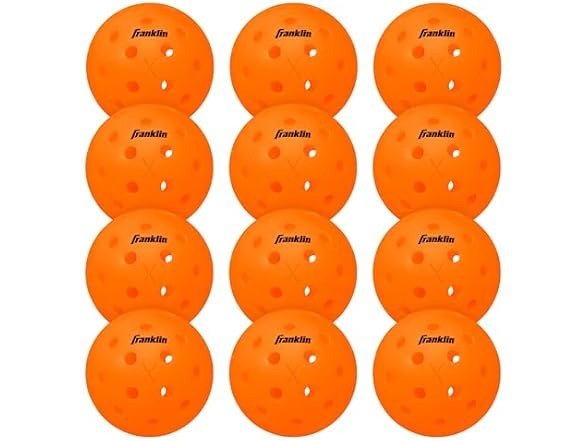 Franklin X-40 Outdoor Pickleballs 12 Pack