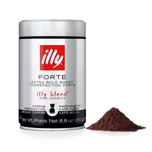 illy Forte 特浓阿拉比卡滴滤咖啡粉 8.8盎司