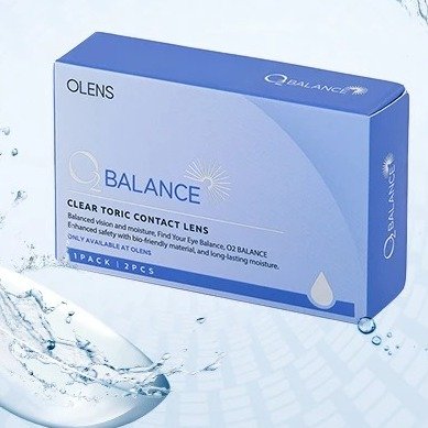 O2 Balance 1Month Toric Astigmatism Contact Lenses