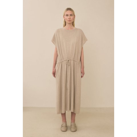 Lauren ManoogianGather Dress Cotton Linen Blend