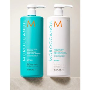 Moroccanoil 修复洗护套装 1L装